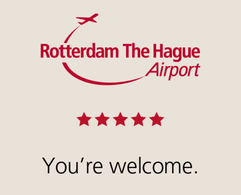 Design website Rotterdam The Hague Airport